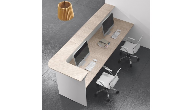 Reception Ufficio con angolo e scrivania