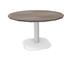 Tavolo riunione  forma tondo base metallo 