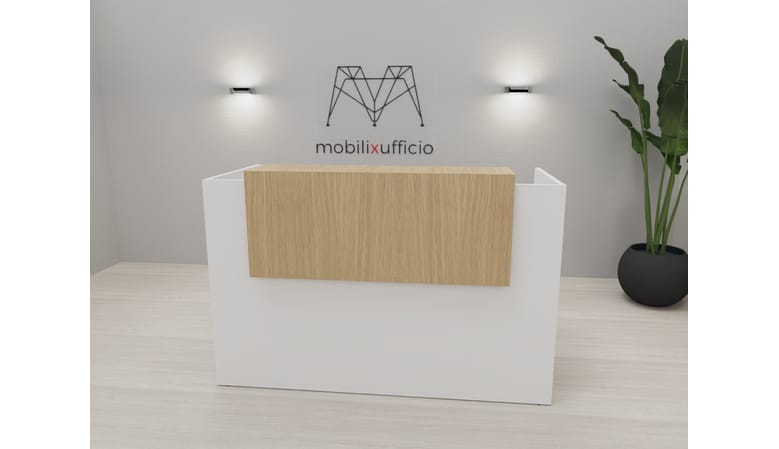 Reception ufficio L.160 con mensola